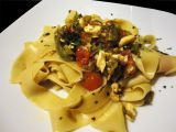 Ricetta Pappardelle con friggitelli e branzino