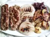 Ricetta Salsicce e verdure alla piastra