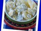 Ricetta Insalata di patate allo yogurt e cetriolini in agrodolce