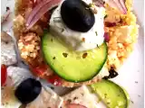 Ricetta Cous cous all'insalata greca con feta e tzatziki