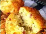 Ricetta Muffin con peperoni e mini wurstel