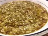 Ricetta Minestra di riso, lenticchie e pancetta