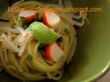 Ricetta Spaghetti con surimi e germogli di soia