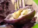 Ricetta Caramelle ripiene di pesce e carote viola croccanti