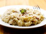 Ricetta Risotto integrale allo speck e caprino