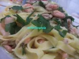 Ricetta Tagliatelle con gamberetti e carciofi