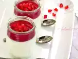 Ricetta Mousse al cioccolato bianco e zenzero con gelatina di melagrana