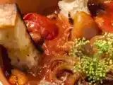 Ricetta Polipetti e borlotti in zuppa col pane