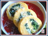 Ricetta Girelle di polenta con mozzarella e spinaci