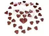 Ricetta Biscotti a cuore al cioccolato fondente tipo batticuore