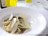 Ricetta Pici con carciofi, guanciale e pecorino romano
