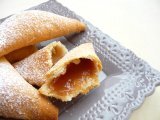 Ricetta Crestine di carnevale con la confettura di marroni