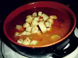 Ricetta Zuppa ceci e funghi con crostini di pane