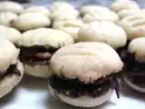 Ricetta Biscotti al cioccolato farciti alla crema di caffè