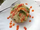 Ricetta Quinoa alle verdure con salsa di peperoni