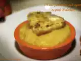 Ricetta Rana pescatrice in panatura agli agrumi su purè di daikon e carote all’arancia