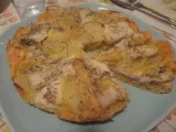 Ricetta Pizza di farina di ceci con sogliola e patate al rosmarino
