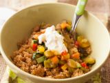 Ricetta Cous cous al farro con primavera di verdure