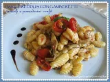 Ricetta I malloreddus con gamberetti, carciofi e pomodorini confit