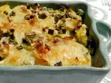 Ricetta Tiella di riso, patate, ostriche, asparagi e cozze