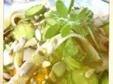 Ricetta Tagliatelle di farro golose con zucchine, cipollotto fresco e guanciale