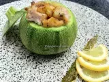 Ricetta Zucchine tonde ripiene di tonno rosso