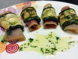 Ricetta Antipasto zucchine e spada affumicato