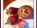 Ricetta Muffin integrali con fragole e cioccolato bianco