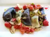 Ricetta Ravioli di riso al vapore con orata e pomodorini