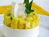 Ricetta Mousse di yogurt, ananas e cocco