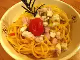 Ricetta Linguine allo zenzero con ragù di orata e tonno
