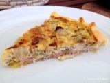 Ricetta Torta salata con indivia, caprino e prosciutto cotto affumicato