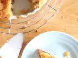 Ricetta Crostata con crema frangipane, confettura di mirtilli e pesche!