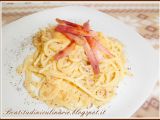 Ricetta Spaghetti alla crema di zucca e speck