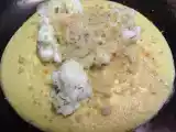 Ricetta Pescatrice alle cinque erbe su crema di ceci