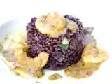 Ricetta Riso venere con gamberi e curry