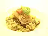 Ricetta Halibut con fregola e carciofi