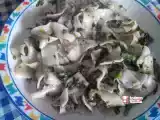 Ricetta Tagliatelle fatte in casa con mugnoli ( cavoli )