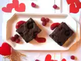 Ricetta Brownies vegan con lamponi