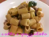 Ricetta Mezze maniche tonno fresco e melanzane