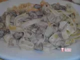 Ricetta Pappardelle con funghi porcini salsiccia e panna