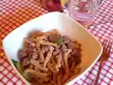 Ricetta Caserecce integrali con salsiccia e cipolla rossa di tropea