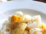 Ricetta Insalata di cipolle bianche primaverili, uova e patate