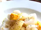 Ricetta Insalata di cipolle bianche primaverili, uova e patate