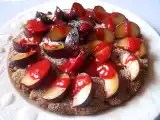Ricetta Torta vegan di susine e fragole