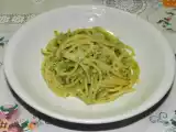 Ricetta Spaghetti pesto e gorgonzola