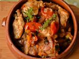 Ricetta Coniglio in fricassea a modo mio, con verdure ed erbe aromatiche