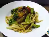 Ricetta Troccoli con cime di rapa e peperone rosso
