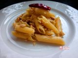 Ricetta Penne alla carbonara con lo sgombro