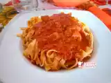 Ricetta Tagliatelle con ragù e melanzane